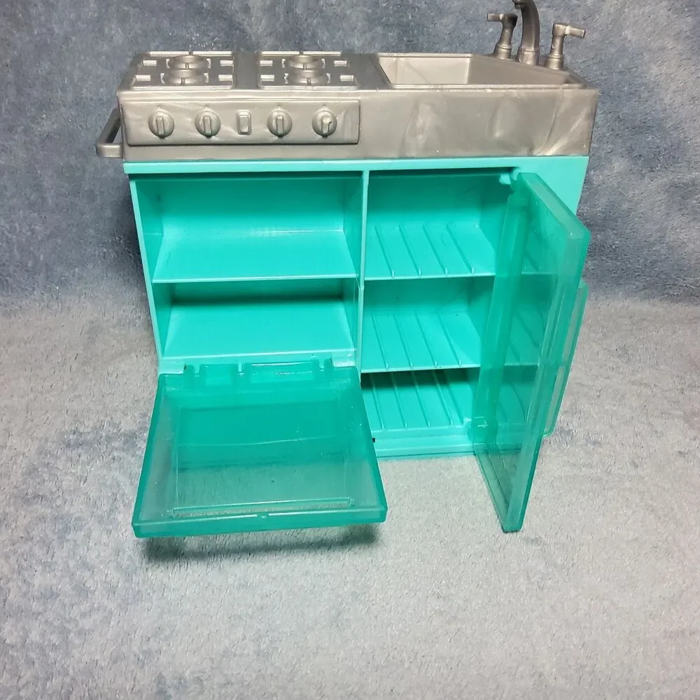 Barbie Dream Camper Replacement Part 3-in-1 Sink Refrigerator Stove Mattel Toy